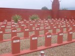 Quelques-unes des 188 tombes des tirailleurs morts le 20 juin 1940